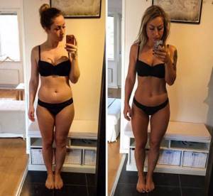 Фото результатов до и после диеты