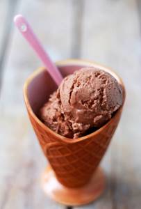 Фотография мороженого из протеинового коктейля