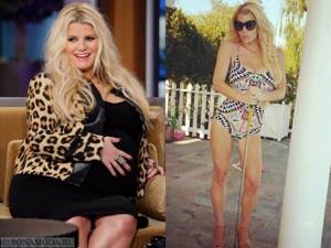 Истории похудения звёзд – фото до и после - Джессика Симпсон - похудела на 30 кг