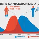 Melatonin and cortisol