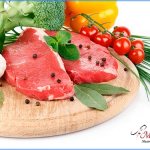 Мясо с зеленью и томатом