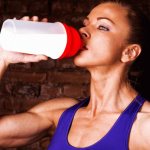 Taking BCAA amino acids