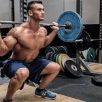 Приседания со штангой фото