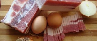 Сало свиное: состав, калорийность, польза и вред для здоровья