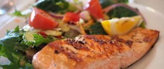 Lowest calorie fish table