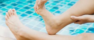 While swimming
