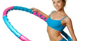 Rotation Rotation of the hoop helps strengthen your back muscles, and while you exercise, you watch your posture. The hoop helps strengthen your back muscles, and besides, while you exercise, you watch your posture.